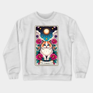 Turkish Van Cat Tarot Card Crewneck Sweatshirt